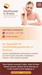 Mobile Screenshot of privatklinik-brunkow.de